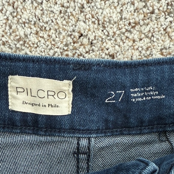 Pilcro Dark Blue Flare Jeans - Picture 3 of 9